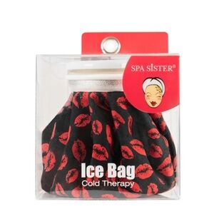 NEW Spa Sister Ice Bag KISSES RED LIPS COLD THERAPY BEAUTY MAKEUP MIGRAINE